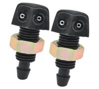 MKVAXR 2 pièces Kit de bricolage universel voiture avant fenêtre pare-brise essuie-glace buses de lavage Jet pare-brise pulvérisateur Kits lave-glace bras d'essuie-glace buses Buse de lave-glace