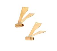 MKVAXR 2 pièces support d'arbre d'hélice en laiton de jambe d'essieu à Double bras diamètre intérieur 4mm Flexible bricolage faites la main, for bateau RC Arbre d'entraînement d'hélice marine