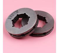 MKVAXR 2pcs Lot 325 Pitch 8 Teeth ID 19mm Sprocket Rim, for Husqvarna, 55,for Rancher, 154 254 254XP 257 262 262XP 50 51 55 Chainsaw