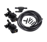 MKVAXR 2x buse de Jet pulvérisation lave-glace d'essuie-glace avant, for TOYOTA, for Corolla, Altis Camry Auris Highlander Matrix 4Runner Remplacement de la buse de lave-glace(Valve and 2m Hose)