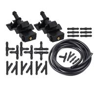 MKVAXR 2x buse de Jet pulvérisation lave-glace d'essuie-glace avant, for TOYOTA, for Corolla, Altis Camry Auris Highlander Matrix 4Runner Remplacement de la buse de lave-glace(With Regulator)