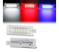 MKVAXR 2x LED porte courtoisie intérieur plancher lumière bagages coffre boîte à gants lampe, for BMW, X5 E70 F15 X3 E83 F25 X1 E84 X6 E71 F16 X4 F26 Éclairage de l'espace pour les pieds du véhicule(C