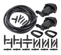 MKVAXR 2x Tuyau de buses d'essuie-glace pulvérisation lave-glace voiture, for TOYOTA, E120, for Corolla, Camry Sienna Avensis T25 Remplacement de la buse de lave-glace(With Regulator)