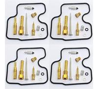 MKVAXR 4 ensembles d'entretien de carburateur cylindre moteur, for Jet, Kit réparation pièces moto CBR400 Kit de réparation de carburateur de moto(4 sets)