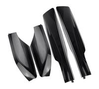 MKVAXR 4 pièces Capuchon de Coque de Couverture d'extrémité de Rail de galerie de Toit Avant et arrière de Voiture, for Toyota, for RAV4, XA30 2006-2012 Galerie de Toit pour Voiture(Schwarz)