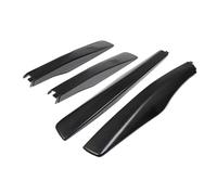 MKVAXR 4p Noir ABS Toit Rail Embout de Protection Couvercle de Protection Décor, for Lexus, for RX330 RX350 RX400 2004-2009 Barre de Remplacement d'extrémité de Rail Coque Galerie de toit pour voiture