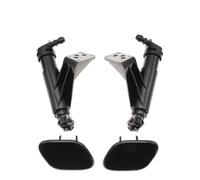 MKVAXR 98671-2W000 98672-2W000 phare avant Wahser Sparyer buse pompe cylindre bouchon Jet, for Hyundai, Santa Fe DM 2013 2014 2015 Couvercle de buse de lave-phare de voiture(BLACK Set)
