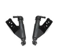MKVAXR 98671-2W000 98672-2W000 phare avant Wahser Sparyer buse pompe cylindre bouchon Jet, for Hyundai, Santa Fe DM 2013 2014 2015 Couvercle de buse de lave-phare de voiture(BLACK Nozzle Pair)