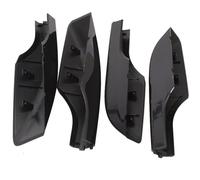 MKVAXR Accessoires de Voiture Style 4 pièces/Ensemble boîtier de Protection for Barres de Toit, for Toyota, for Land Cruiser LC200 FJ200 2008-2019 Noir Galerie de Toit pour Voiture