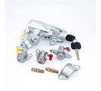 MKVAXR Actionneur de Serrure de Porte Automatique 4 pièces Ensemble Complet Cylindre de Baril de Serrure de Coffre de Porte d'allumage, pour Toyota, pour Corolla Ae110 1996-2002