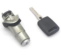 MKVAXR Actionneur de Serrure de Porte Automatique Ensemble de Serrure Complet Interrupteur d'allumage Cylindre de Baril de Coffre de Porte Gauche, pour A6 C5 4B 4D0905855G 4B0905851B(Black A6 Trunk)