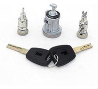 MKVAXR Actionneur de Serrure de Porte Automatique pour Sip22, pour clés à Lame 3 pièces Ensemble Complet Cylindre de Barillet Serrure Coffre Porte d'allumage, pour Fiat Ducato