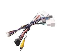 MKVAXR Adaptateur de câble de faisceau de câblage stéréo d'autoradio Android 16 broches, for Renault, Captur Clio 2017 2018 2019, for Dacia, Faisceau de câblage d'autoradio