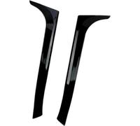MKVAXR Aile latérale de fenêtre arrière, for Golf, 6, for, MK6, Couvercle Garniture d'autocollants séparation becquet Toit Noir Brillant Aileron arrière latéral de Voiture