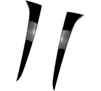 MKVAXR Aileron latéral de vitre arrière Voiture, for Skoda, KAMIQ 2019-2020, Kit carrosserie d'ailes séparateur Canard, Noir Brillant Aileron arrière latéral de Voiture