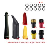 MKVAXR Aspirateur à vapeur for SC1 SC2 SC3 SC4 SC5 SC7 CTK10 CTK20 Pièces Tête de brosse Buse puissante Accessoires Pièces détachées pour nettoyeur vapeur(Set-3)