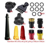 MKVAXR Aspirateur à vapeur for SC1 SC2 SC3 SC4 SC5 SC7 CTK10 CTK20 Pièces Tête de brosse Buse puissante Accessoires Pièces détachées pour nettoyeur vapeur(Set-5)