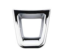 MKVAXR Autocollant de Garniture de Volant de Voiture, for VW, for Golf 7 7.5 GTI MK7, for Polo, 2014 2015, for Passat B7 B8, for Jetta MK5 MK6 Garniture des Boutons du Volant(Glossy Silver)