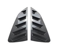MKVAXR Autocollant de Lunette arrière en Fibre Carbone for Polo MK6, 2018 et Plus, Modification extérieure Couvercle de persienne de fenêtre de véhicule(Carbon Fiber)