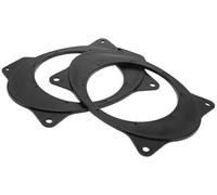 MKVAXR Bague d'espacement de Haut-Parleur Adaptateur Tweeter Voiture, for Toyota, for Corolla, 2007-2018 Portes arrière ABS Noir Étanche Anneau de Fixation pour système Audio intérieur de