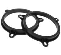 MKVAXR Bague d'espacement de Haut-Parleur Tweeter Adaptateur Voiture, for Mazda, CX-5 2013-2022 Portes arrière ABS Noir Étanche Anneau de Fixation pour système Audio intérieur de