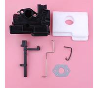 MKVAXR Boîtier d'admission de filtre à air, tige starter, levier commutateur, for STIHL, MS180 MS170 018 017, pièce rechange for tronçonneuse Kit d'interrupteurs pour tronçonneuse