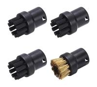 MKVAXR Brosses de nettoyage de tête de buse d'arrosage rondes de rechange for nettoyeur vapeur SC1 SC2 SC3 SC4 SC5 SC7 CTK10 Pièces de rechange Pièces détachées pour nettoyeur vapeur(HXL2164Black)