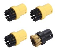MKVAXR Brosses de nettoyage de tête de buse d'arrosage rondes de rechange for nettoyeur vapeur SC1 SC2 SC3 SC4 SC5 SC7 CTK10 Pièces de rechange Pièces détachées pour nettoyeur vapeur(HXL2164Yellow)