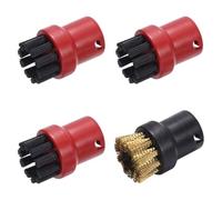 MKVAXR Brosses de nettoyage de tête de buse d'arrosage rondes de rechange for nettoyeur vapeur SC1 SC2 SC3 SC4 SC5 SC7 CTK10 Pièces de rechange Pièces détachées pour nettoyeur vapeur(HXL2164Red)