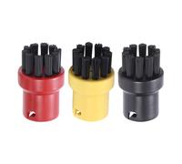 MKVAXR Brosses de nettoyage de tête de buse d'arrosage rondes de rechange for nettoyeur vapeur SC1 SC2 SC3 SC4 SC5 SC7 CTK10 Pièces de rechange Pièces détachées pour nettoyeur vapeur(HXL2165)