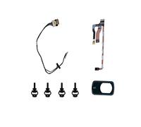 MKVAXR Câble plat 3 en 1, cardan caoutchouc, lentille de caméra, verre, ligne Signal PTZ, Transmission, fil flexible, for DJI, for Mini 2 parties Câble plat pour drone(1 set)