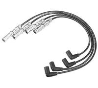 MKVAXR Câbles de bobine d'allumage de voiture Câble de faisceau de bobine d'allumage 7 mm, for Volkswagen, Lupo 1998-2005 No.030905430N/030905430P/030905430Q Lot de 4 Câble d'allumage