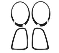 MKVAXR Cadre de feu arrière, couvercle phare, for R56, R57, R58, R59, for Jcw 2007-2015, accessoires voiture Entourage de phares de voiture