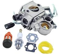 MKVAXR Carburateur avec Filtre à Carburant et Conduite de Carburant, Compatible avec carburateur STIHL MS311, MS311Z, MS391, MS391Z, MS391 Bougie d'allumage pour Coupe-Bordures