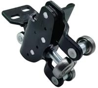 MKVAXR Charnière de porte arrière Ensemble de charnière centrale voiture à rouleau guidage porte coulissante, gauche droite BK31V268B40AE BK31V268K35AE, pour Transit 2014 -(BLACK Left)