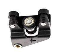 MKVAXR Charnière de porte arrière Rouleau de guidage porte coulissante, ensemble central latéral voiture 7700312372 4409255 7700312372E 91165715, pour Opel Vivaro 2001-2014(BLACK Right)