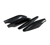 MKVAXR Coque de Protection d'extrémité de Rail de Barre de Toit ABS 4 pièces, for Toyota, for Land Cruiser Prado FJ120 2003 2004 2005 2006 2007 2008 2009 Galerie de Toit pour Voiture