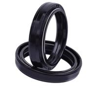 MKVAXR Couvercle anti-poussière for amortisseur de Suspension fourche avant, 41x53x8/11, XVS1100 XVS1300 XVS1300A MIDNIGHT STAR XVS 1300 1100 Couvercle de joint de fourche avant de moto(2pc oil seal)