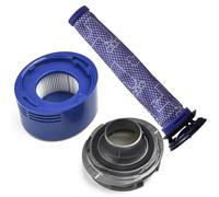 MKVAXR Couvercle arrière de moteur d'aspirateur avec Kits de filtres, for Dyson, V7 V8, accessoires d'outils de nettoyage, pièces de filtres de rechange Couvercle arrière du moteur d'aspirateur