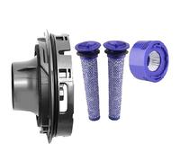 MKVAXR Couvercle arrière du moteur, filtre arrière, pré-filtres, for Dyson, V7 V8, pièces d'aspirateur, outil de nettoyage de filtre et de balayeuse Couvercle du moteur d'aspirateur