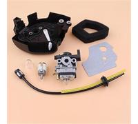 MKVAXR Couvercle de filtre à Air de carburateur, boîtier de conduite de carburant, œillet GX35 GX 35 1,3 hp, MINI moteur à essence 4 temps, coupe-bordure Kit de remplacement de carburateur
