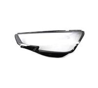 MKVAXR Couvercle de Phare Avant Gauche/Droite Transparent for A4 B9 2015-2019 8W0941043 8W0941044 Couvercle en Verre Transparent pour Phare de Voiture(Black 1pcs Left)