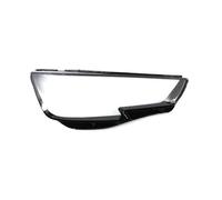 MKVAXR Couvercle de Phare Avant Gauche/Droite Transparent for A4 B9 2015-2019 8W0941043 8W0941044 Couvercle en Verre Transparent pour Phare de Voiture(Black 1pcs Right)
