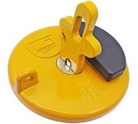 MKVAXR Couvercle de réservoir d'huile et de Carburant for excavatrice Caterpillar 7X7700 Cat 320B, 320C et 320D, machinerie Lourde, métal Jaune Bouchon de réservoir de Carburant pour excavatrice