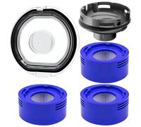 MKVAXR Couvercle du bac à poussière, remplacement du filtre et couvercle arrière du moteur, for aspirateurs sans fil Dyson, V7 V8, réparation de pièces d'aspirateur Couvercle du moteur d'aspirateur