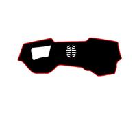MKVAXR Couverture de tableau de bord intérieur de voiture, tapis de tableau de bord automatique, pare-soleil, protection Anti-UV, for BMW, X3 G01 2018 2019 2020 2021 Tapis de tableau de bord(Red LHD w