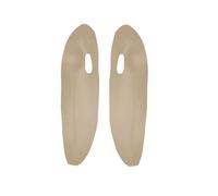 MKVAXR Couverture en cuir de panneau de poignée d'accoudoir de porte avant/arrière de voiture 2 pièces, for Peugeot, 307 2004 2005 2006 2007 2008 2009 2010 2011 2012 2013 Panneau de porte intérieur de