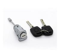 MKVAXR Cylindre de Serrure de Porte conducteur à Anneau Gauche, for Seat, Cordoba Ibiza III 6L3837167B 6L3837168B avec clé 2002 - 2008 Serrure de Porte de Voiture(LEFT2 x Key)