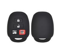 MKVAXR Étui de Protection en Silicone for clé de Voiture, for Toyota, Camry, Corolla, RAV4, Vios, Prius C, Highlander 2012-2020 Couverture de clé en Silicone