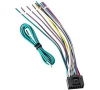 MKVAXR Faisceau de câbles stéréo de voiture 16 broches, for adaptateur de prise d'alimentation audio radio Kenwood KDC KRC KMD